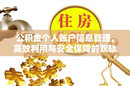 同安公积金个人账户信息管理，高效利用与安全保障的双轨并行