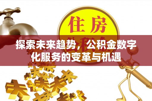 同安探索未来趋势，公积金数字化服务的变革与机遇