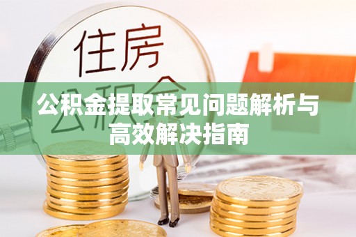同安公积金提取常见问题解析与高效解决指南