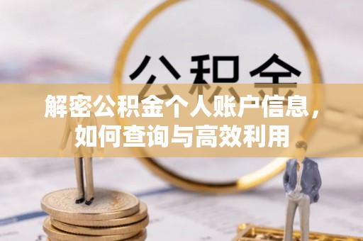 同安解密公积金个人账户信息，如何查询与高效利用