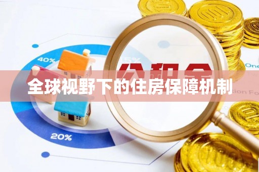同安全球视野下的住房保障机制