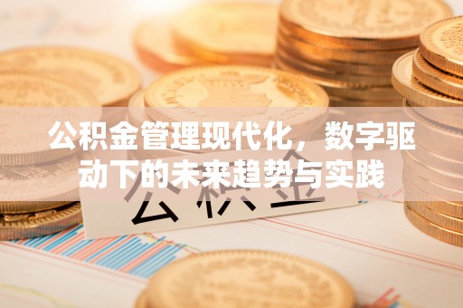 同安公积金管理现代化，数字驱动下的未来趋势与实践