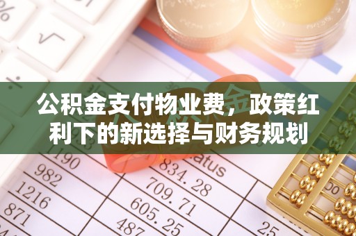 同安公积金支付物业费，政策红利下的新选择与财务规划