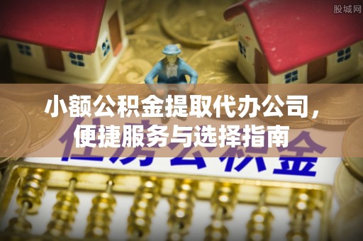 同安小额公积金提取代办公司，便捷服务与选择指南