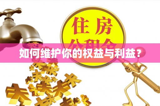 同安如何维护你的权益与利益？