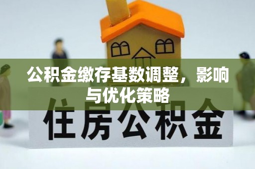 同安公积金缴存基数调整，影响与优化策略