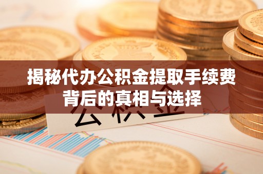 同安揭秘代办公积金提取手续费背后的真相与选择
