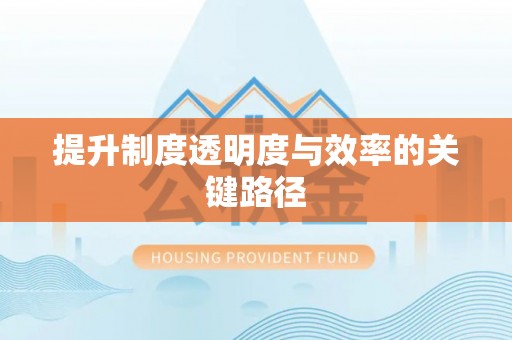 同安提升制度透明度与效率的关键路径
