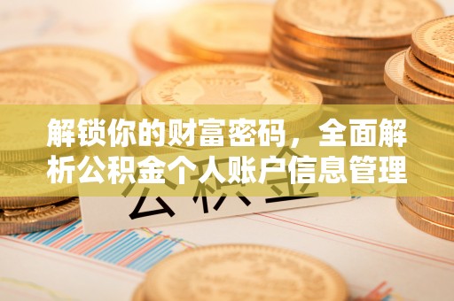 同安解锁你的财富密码，全面解析公积金个人账户信息管理与优化