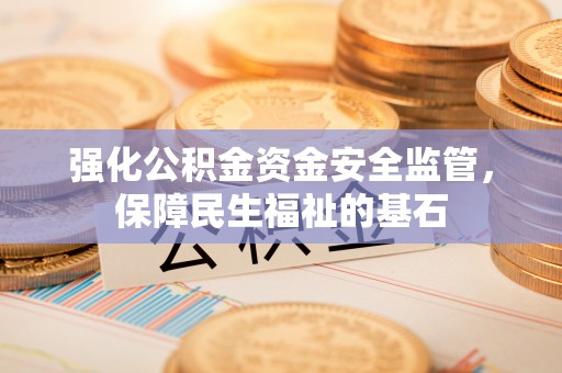同安强化公积金资金安全监管，保障民生福祉的基石