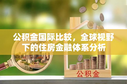 同安公积金国际比较，全球视野下的住房金融体系分析